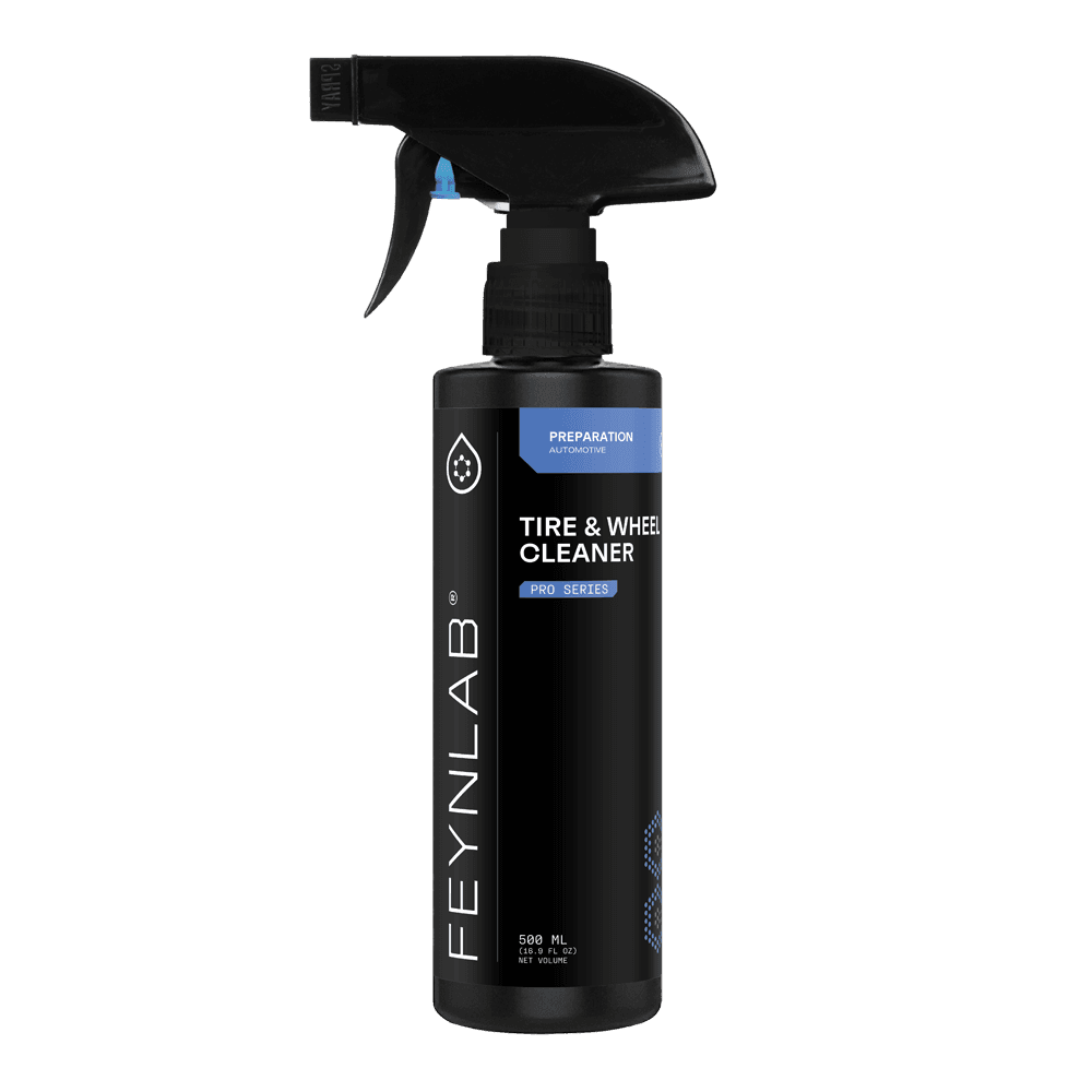 Přední strana FEYNLAB Tire & Wheel Cleaner 500ml - profesionální čistič pneumatik a disků kol