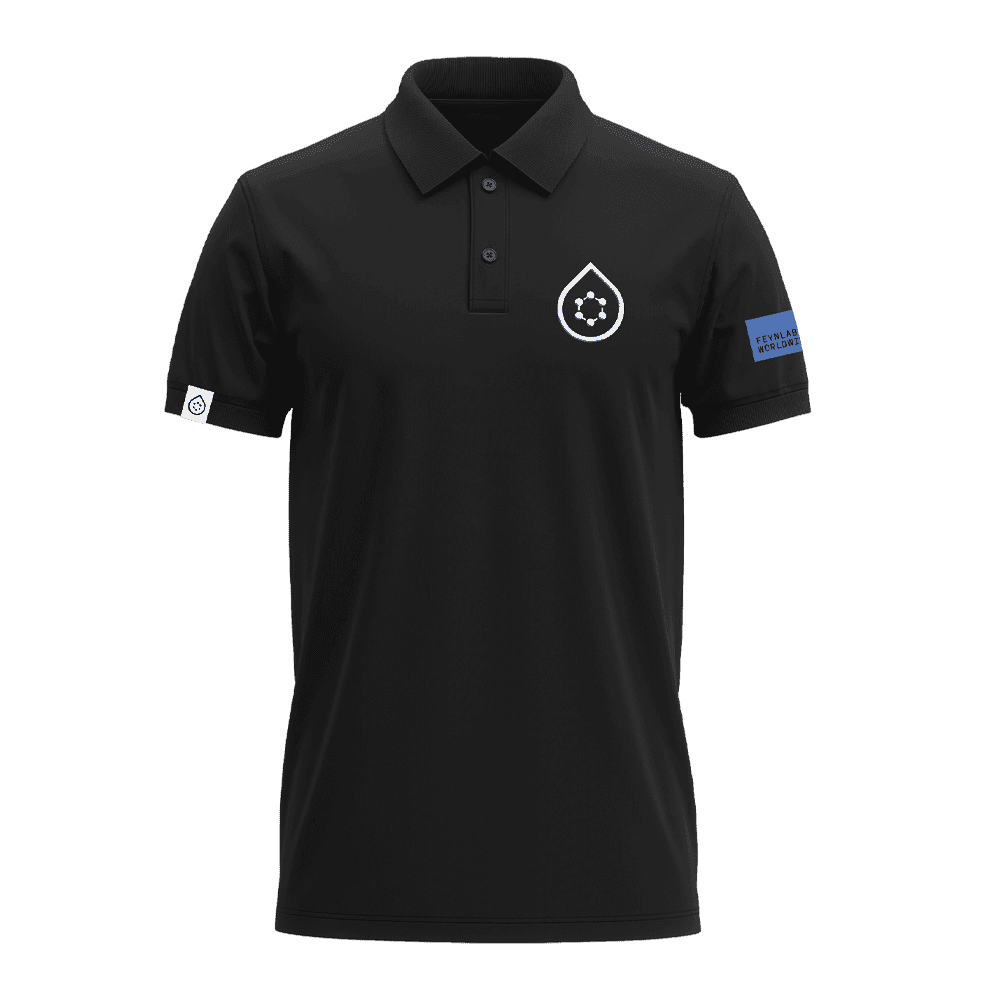 Černá pracovní polokošile FEYNLAB pro detailery zepředu