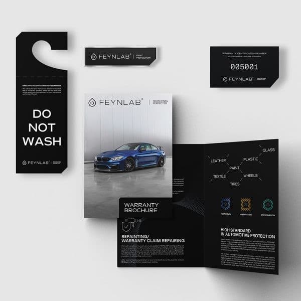 Obsah oficiálního záručního balíčku FEYNLAB Warranty Pack