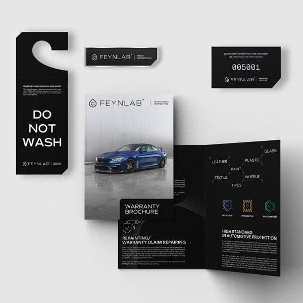Obsah oficiálního záručního balíčku FEYNLAB Warranty Pack